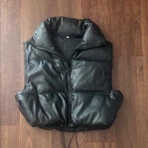 Black Puffer Vest